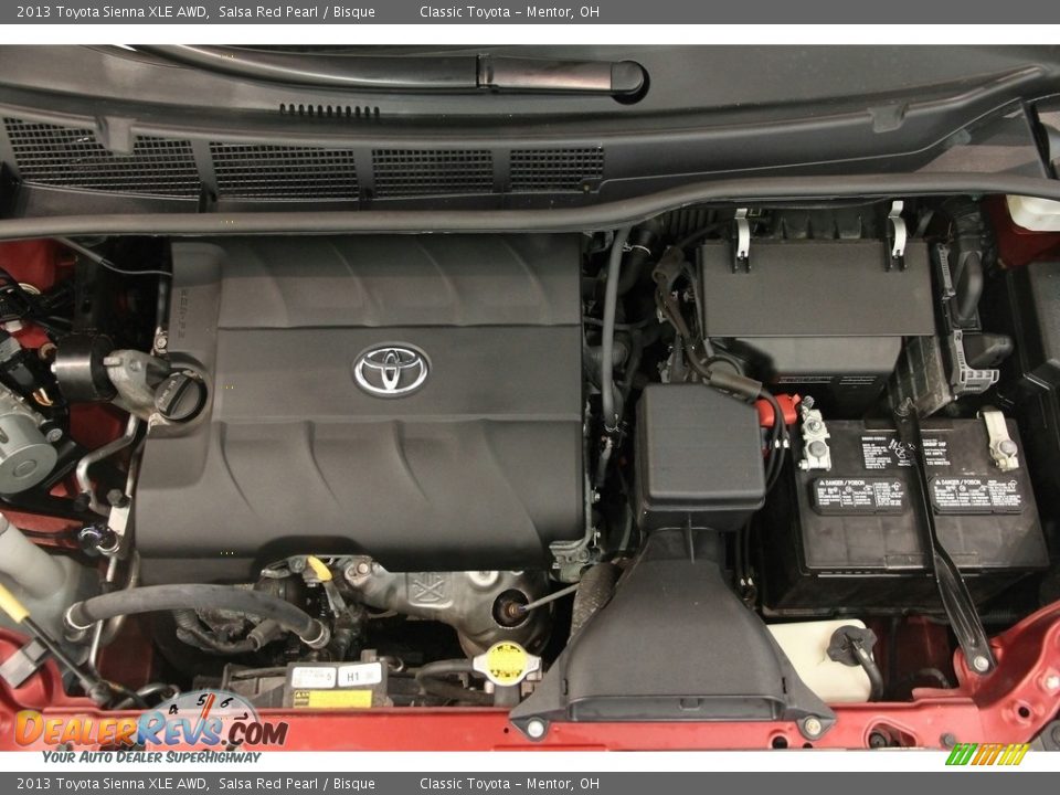 2013 Toyota Sienna XLE AWD Salsa Red Pearl / Bisque Photo #23
