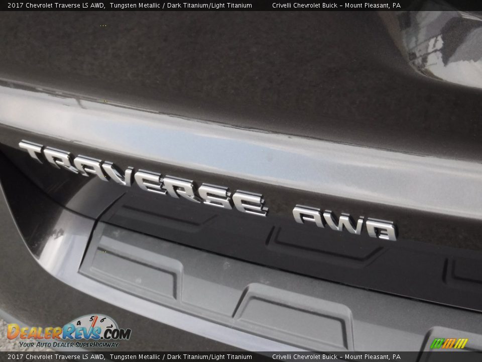 2017 Chevrolet Traverse LS AWD Tungsten Metallic / Dark Titanium/Light Titanium Photo #7