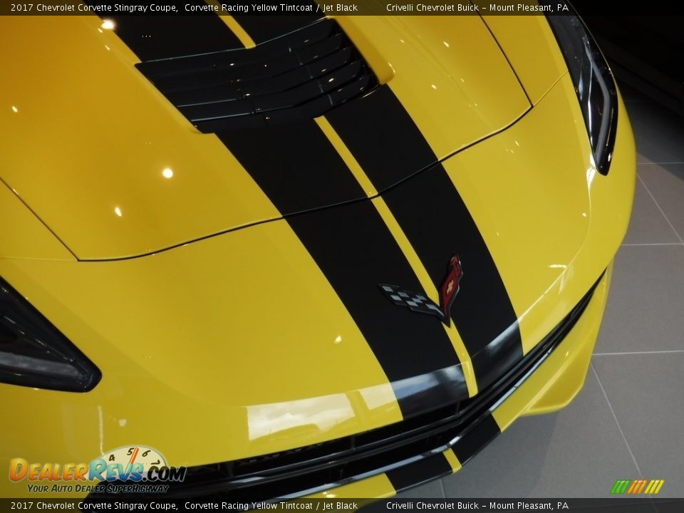 2017 Chevrolet Corvette Stingray Coupe Corvette Racing Yellow Tintcoat / Jet Black Photo #3