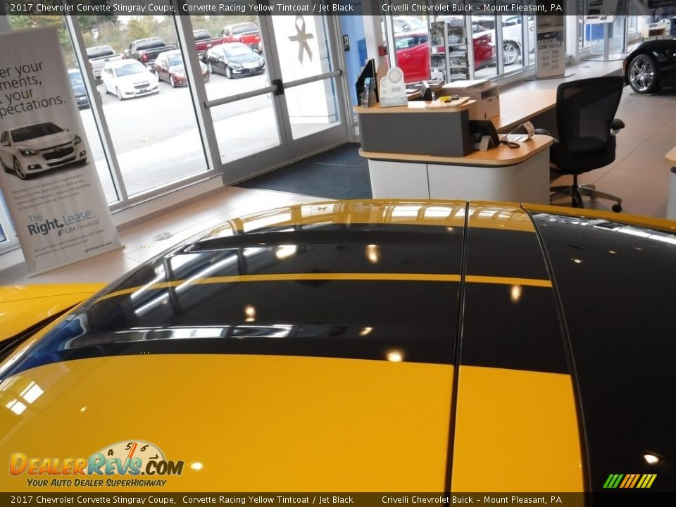 2017 Chevrolet Corvette Stingray Coupe Corvette Racing Yellow Tintcoat / Jet Black Photo #5