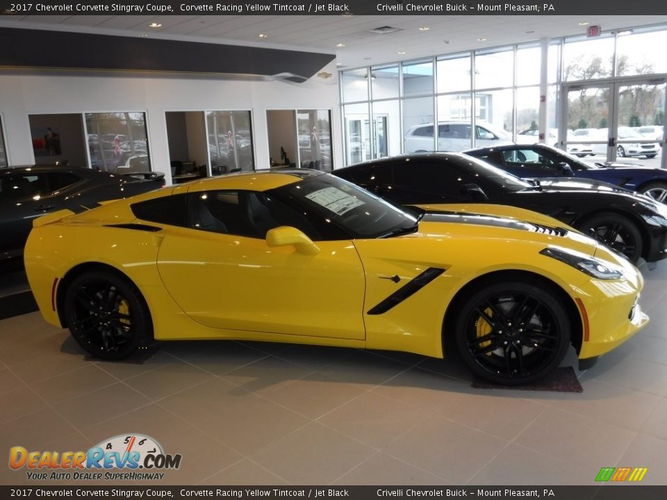 Corvette Racing Yellow Tintcoat 2017 Chevrolet Corvette Stingray Coupe Photo #6