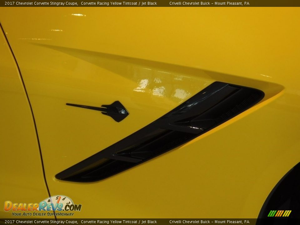 2017 Chevrolet Corvette Stingray Coupe Corvette Racing Yellow Tintcoat / Jet Black Photo #7