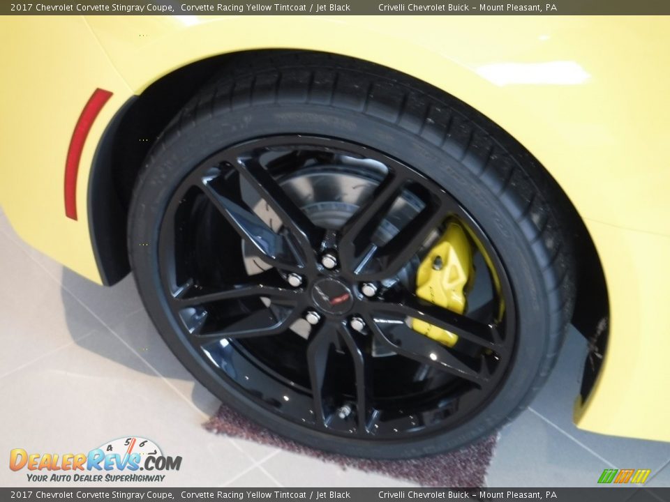 2017 Chevrolet Corvette Stingray Coupe Corvette Racing Yellow Tintcoat / Jet Black Photo #9