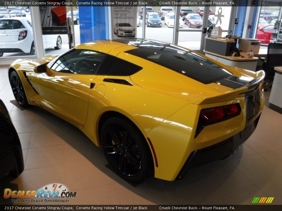 2017 Chevrolet Corvette Stingray Coupe Corvette Racing Yellow Tintcoat / Jet Black Photo #12