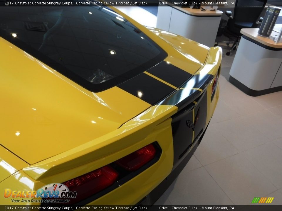 2017 Chevrolet Corvette Stingray Coupe Corvette Racing Yellow Tintcoat / Jet Black Photo #13