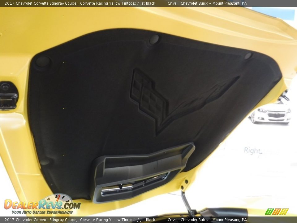 2017 Chevrolet Corvette Stingray Coupe Corvette Racing Yellow Tintcoat / Jet Black Photo #14