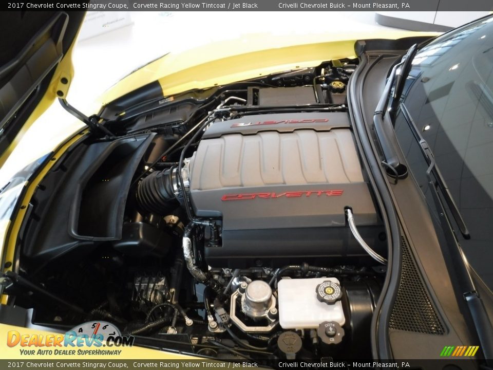 2017 Chevrolet Corvette Stingray Coupe Corvette Racing Yellow Tintcoat / Jet Black Photo #15