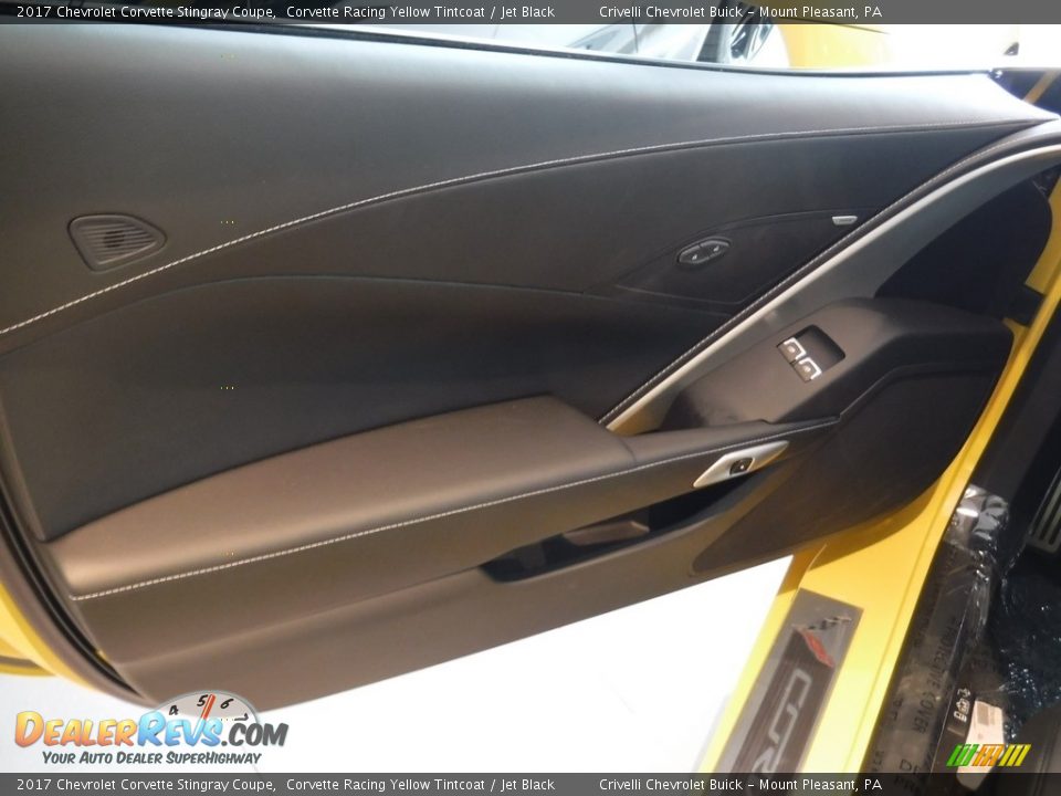 2017 Chevrolet Corvette Stingray Coupe Corvette Racing Yellow Tintcoat / Jet Black Photo #17