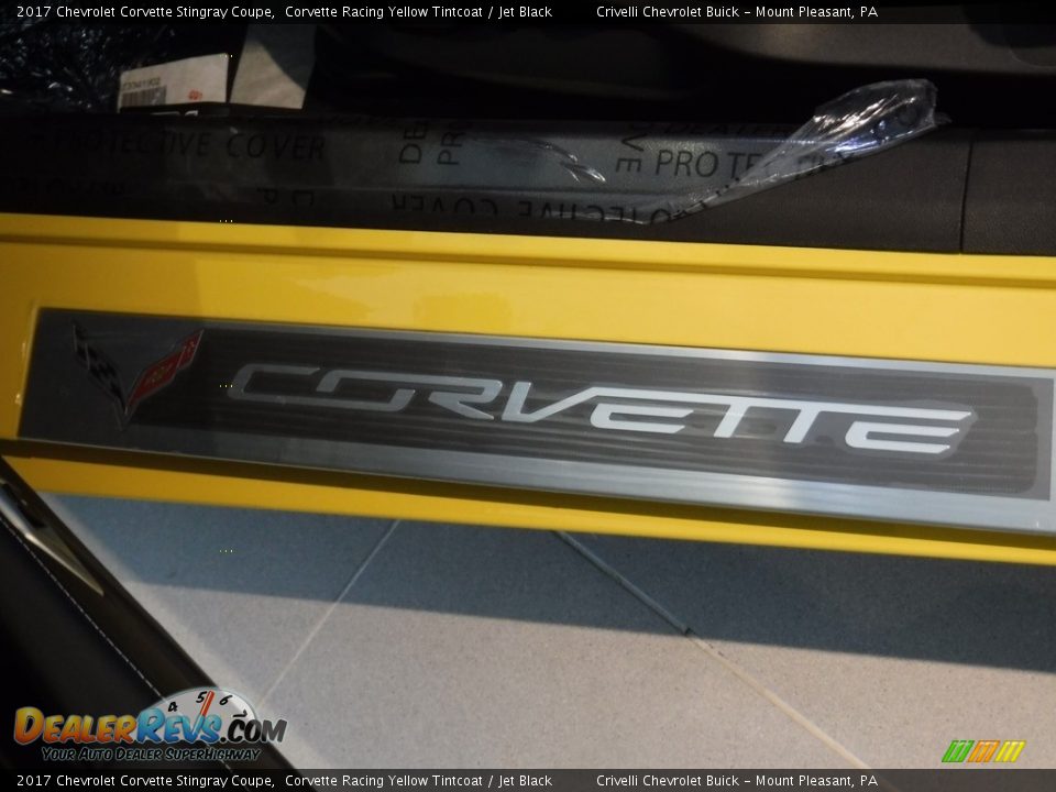 2017 Chevrolet Corvette Stingray Coupe Corvette Racing Yellow Tintcoat / Jet Black Photo #20