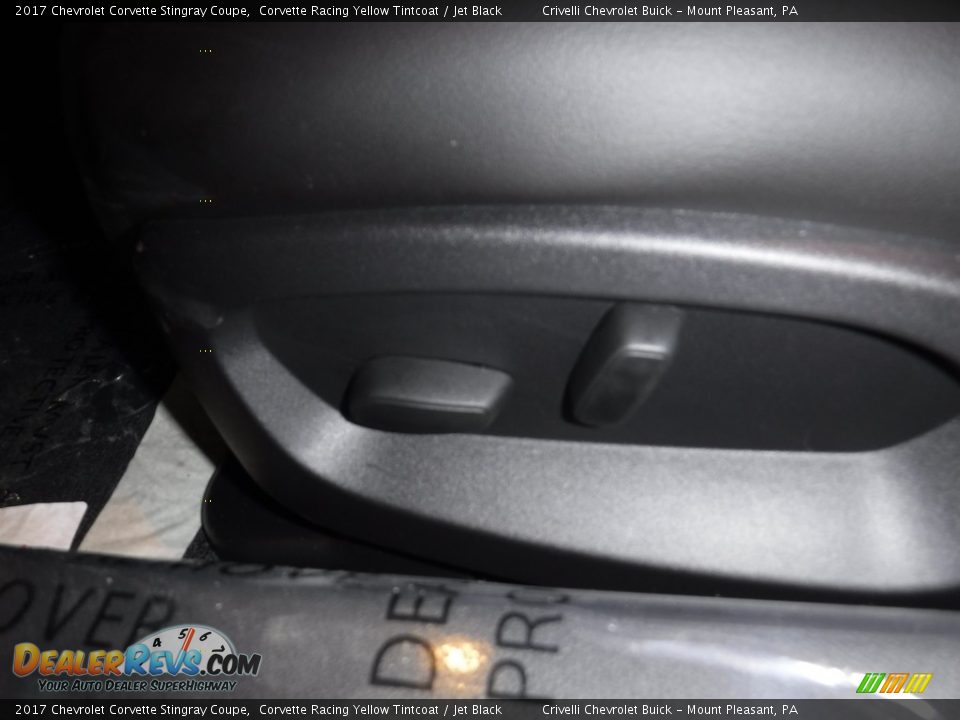 2017 Chevrolet Corvette Stingray Coupe Corvette Racing Yellow Tintcoat / Jet Black Photo #22