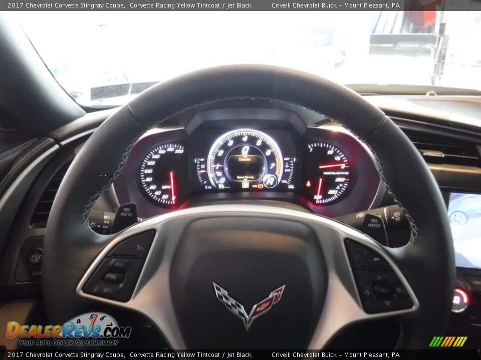 2017 Chevrolet Corvette Stingray Coupe Corvette Racing Yellow Tintcoat / Jet Black Photo #26