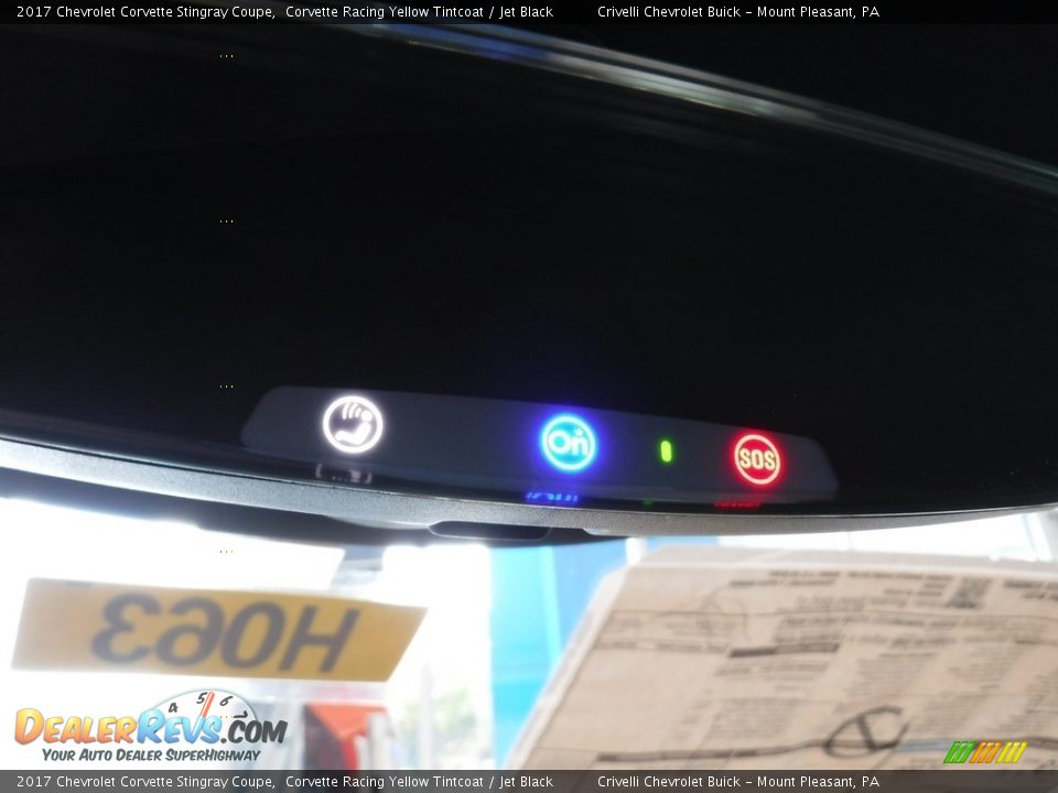 2017 Chevrolet Corvette Stingray Coupe Corvette Racing Yellow Tintcoat / Jet Black Photo #27
