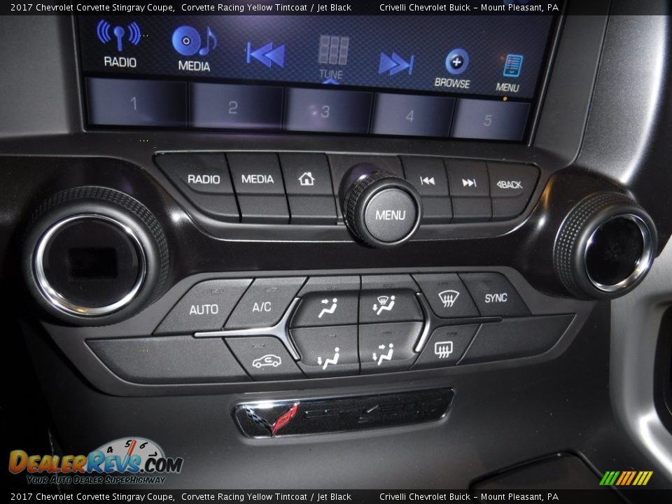 Controls of 2017 Chevrolet Corvette Stingray Coupe Photo #28