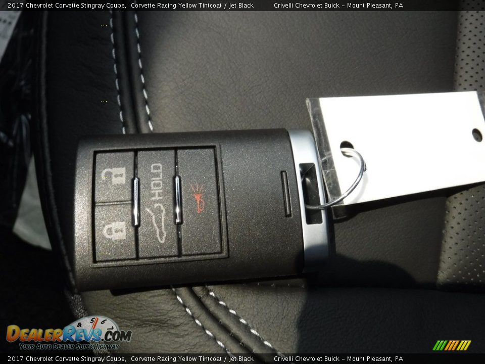 2017 Chevrolet Corvette Stingray Coupe Corvette Racing Yellow Tintcoat / Jet Black Photo #35