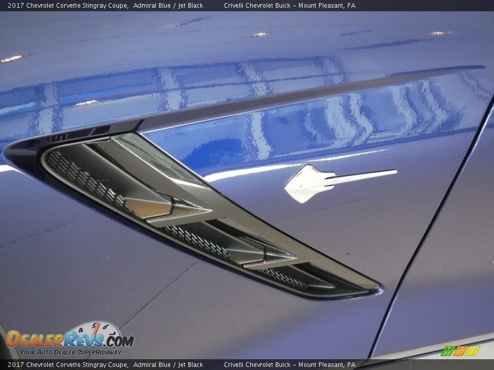 2017 Chevrolet Corvette Stingray Coupe Admiral Blue / Jet Black Photo #4