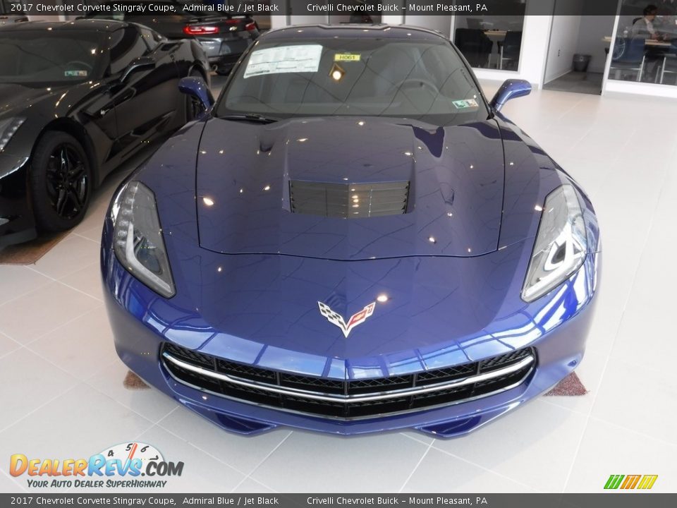2017 Chevrolet Corvette Stingray Coupe Admiral Blue / Jet Black Photo #5