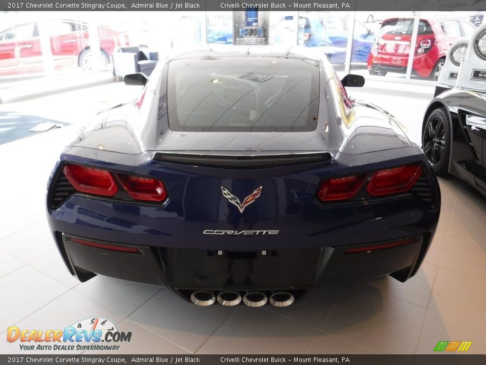 2017 Chevrolet Corvette Stingray Coupe Admiral Blue / Jet Black Photo #8