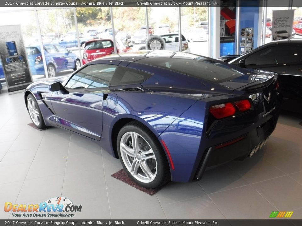 2017 Chevrolet Corvette Stingray Coupe Admiral Blue / Jet Black Photo #9