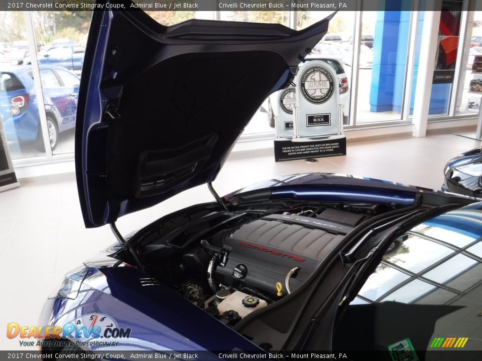 2017 Chevrolet Corvette Stingray Coupe Admiral Blue / Jet Black Photo #10