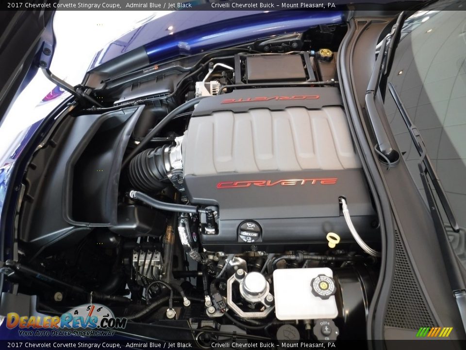 2017 Chevrolet Corvette Stingray Coupe Admiral Blue / Jet Black Photo #11