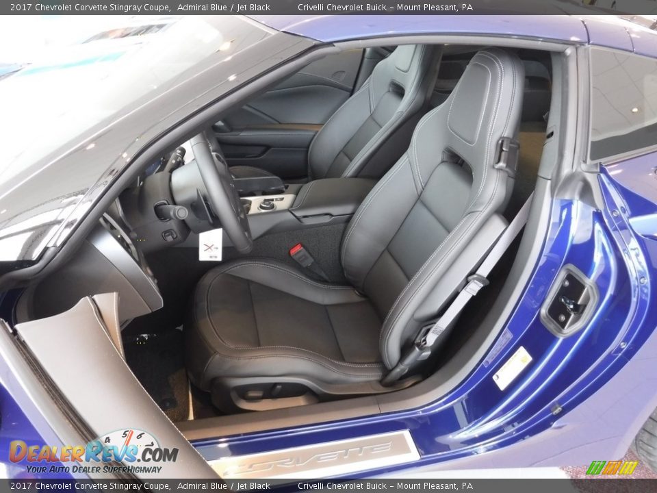 2017 Chevrolet Corvette Stingray Coupe Admiral Blue / Jet Black Photo #14