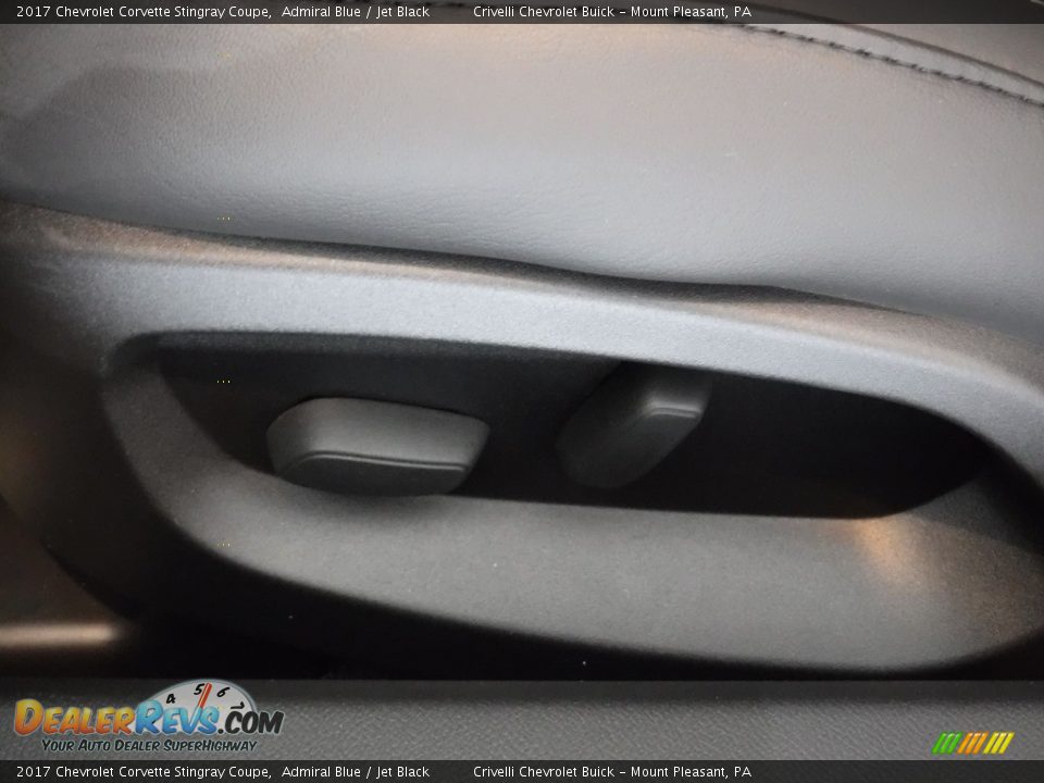 2017 Chevrolet Corvette Stingray Coupe Admiral Blue / Jet Black Photo #17