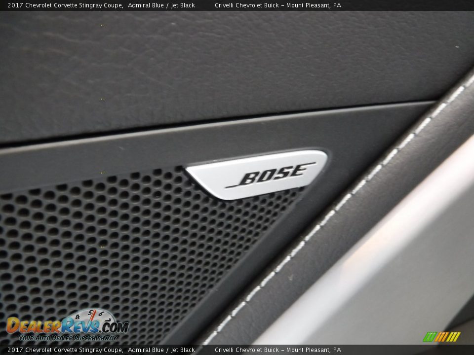 2017 Chevrolet Corvette Stingray Coupe Admiral Blue / Jet Black Photo #19