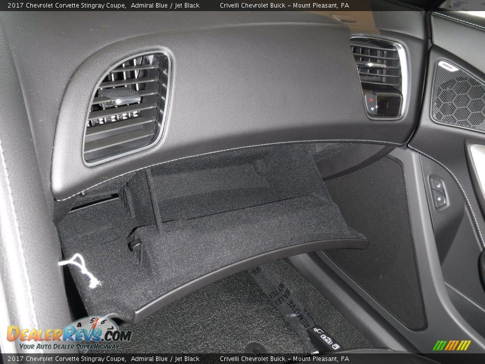 2017 Chevrolet Corvette Stingray Coupe Admiral Blue / Jet Black Photo #29