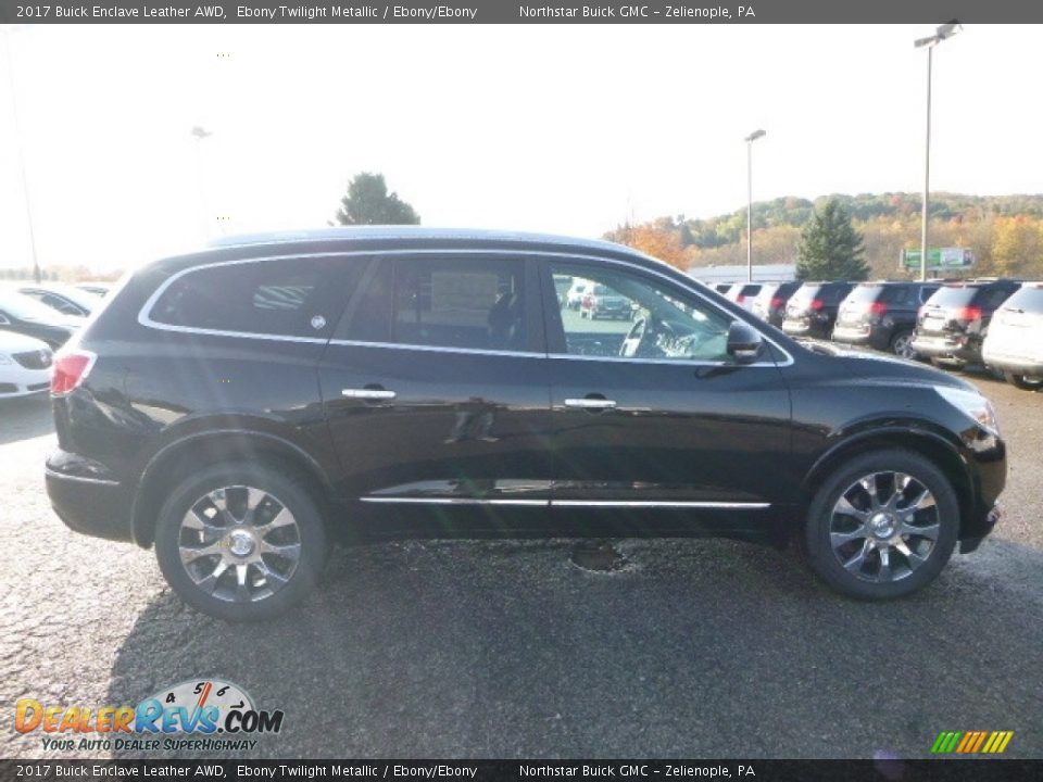 2017 Buick Enclave Leather AWD Ebony Twilight Metallic / Ebony/Ebony Photo #6