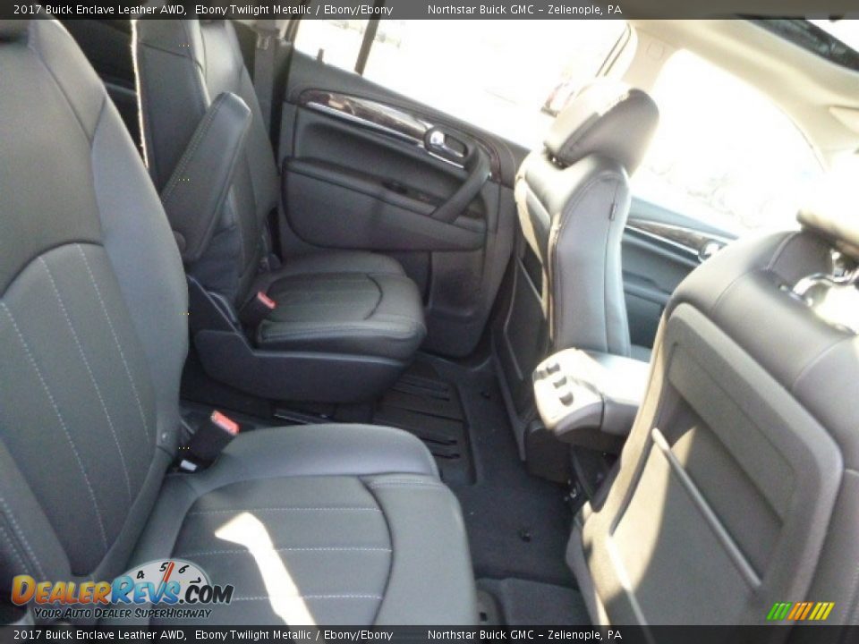 2017 Buick Enclave Leather AWD Ebony Twilight Metallic / Ebony/Ebony Photo #8