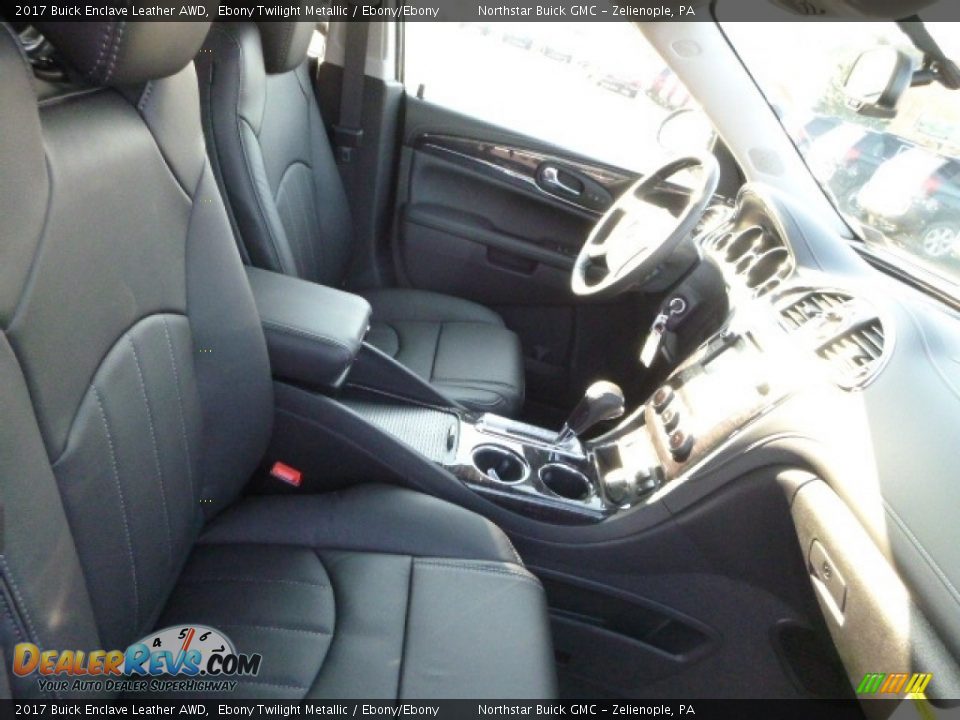 2017 Buick Enclave Leather AWD Ebony Twilight Metallic / Ebony/Ebony Photo #9