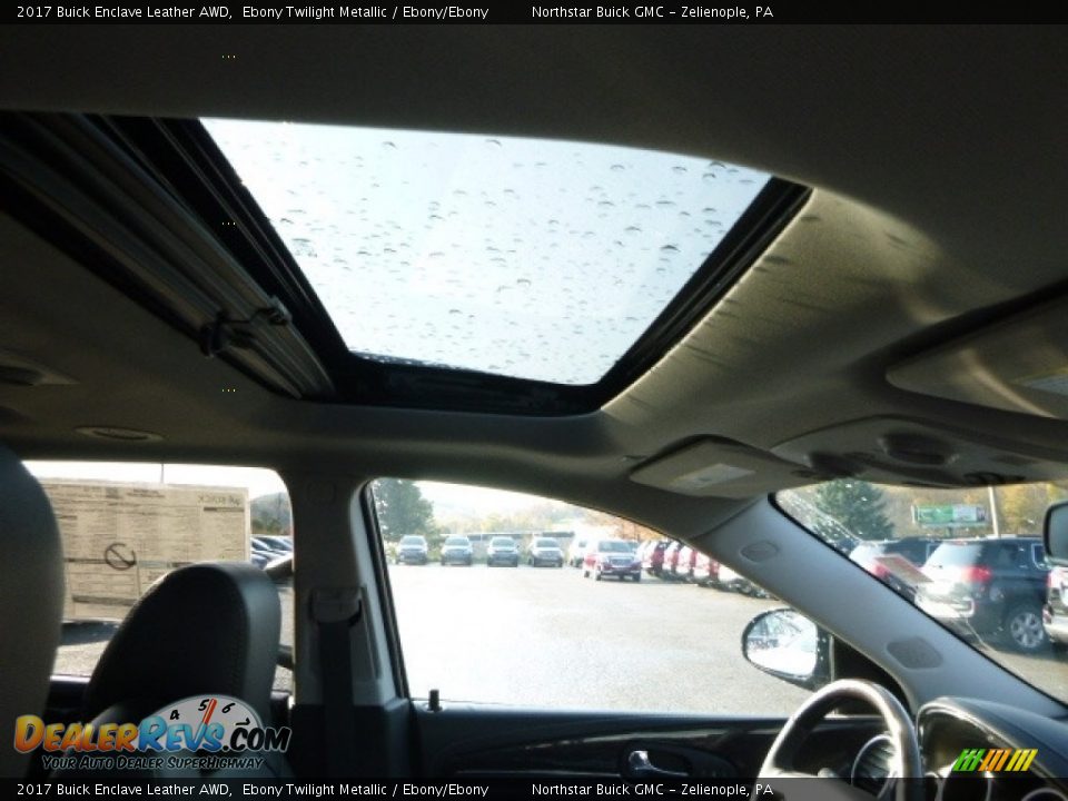 2017 Buick Enclave Leather AWD Ebony Twilight Metallic / Ebony/Ebony Photo #10