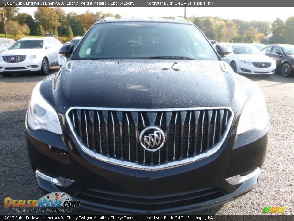 2017 Buick Enclave Leather AWD Ebony Twilight Metallic / Ebony/Ebony Photo #11