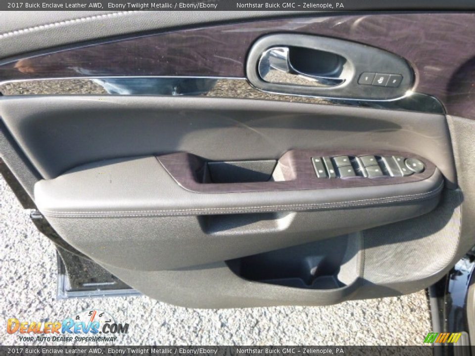 2017 Buick Enclave Leather AWD Ebony Twilight Metallic / Ebony/Ebony Photo #13
