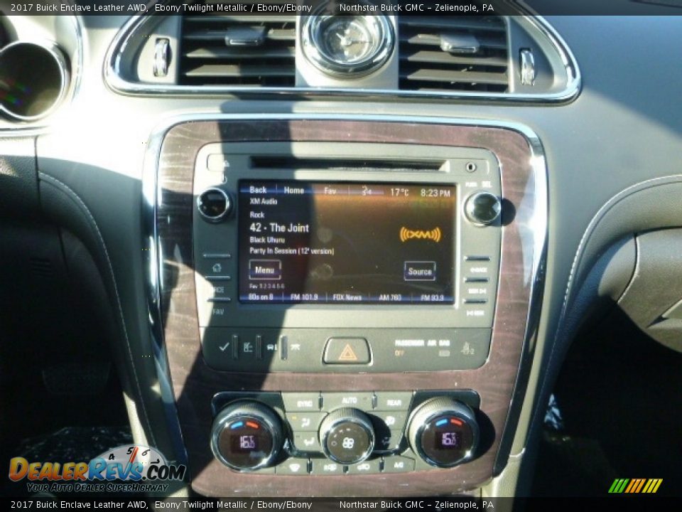2017 Buick Enclave Leather AWD Ebony Twilight Metallic / Ebony/Ebony Photo #16
