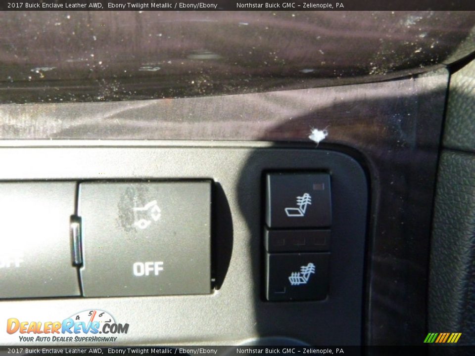 2017 Buick Enclave Leather AWD Ebony Twilight Metallic / Ebony/Ebony Photo #18
