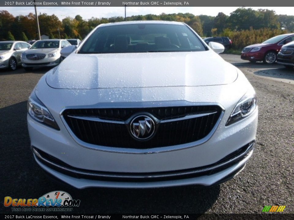2017 Buick LaCrosse Essence White Frost Tricoat / Brandy Photo #10