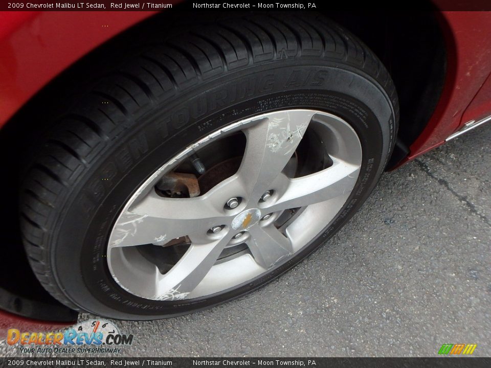 2009 Chevrolet Malibu LT Sedan Red Jewel / Titanium Photo #7