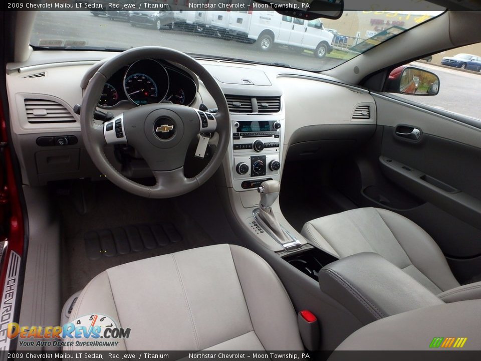 2009 Chevrolet Malibu LT Sedan Red Jewel / Titanium Photo #10