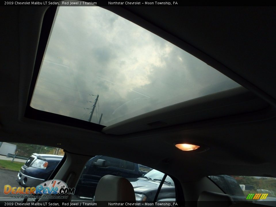 2009 Chevrolet Malibu LT Sedan Red Jewel / Titanium Photo #12