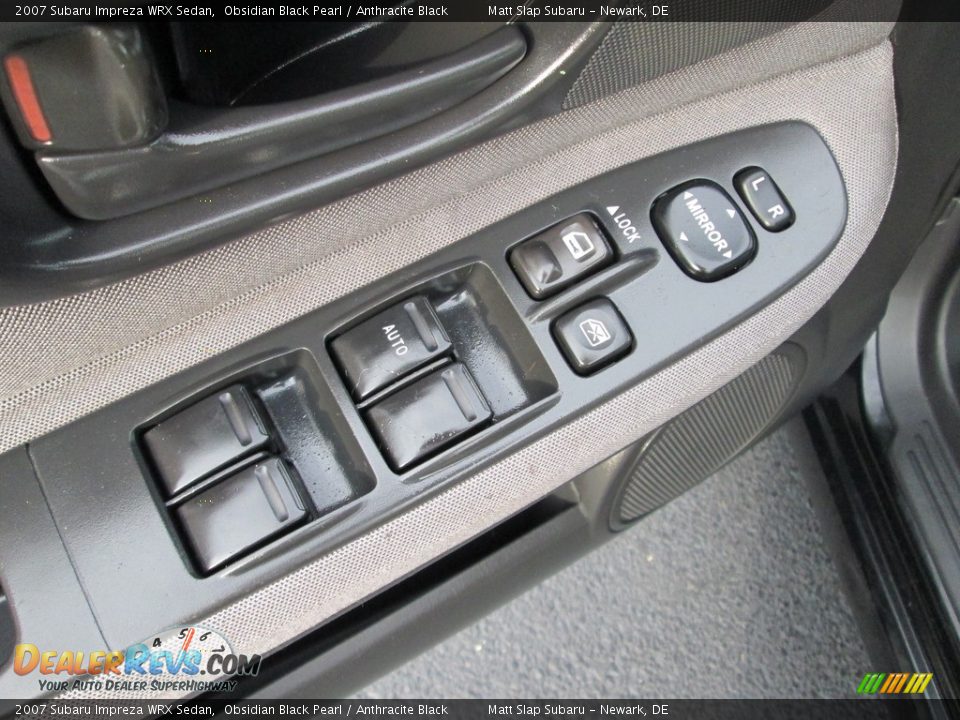 2007 Subaru Impreza WRX Sedan Obsidian Black Pearl / Anthracite Black Photo #14