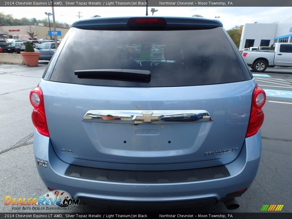 2014 Chevrolet Equinox LT AWD Silver Topaz Metallic / Light Titanium/Jet Black Photo #6