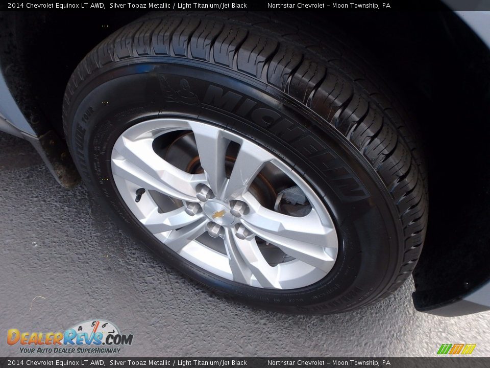 2014 Chevrolet Equinox LT AWD Silver Topaz Metallic / Light Titanium/Jet Black Photo #14