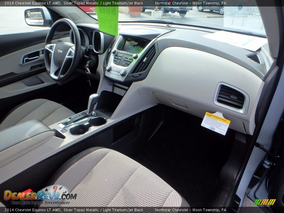 2014 Chevrolet Equinox LT AWD Silver Topaz Metallic / Light Titanium/Jet Black Photo #16