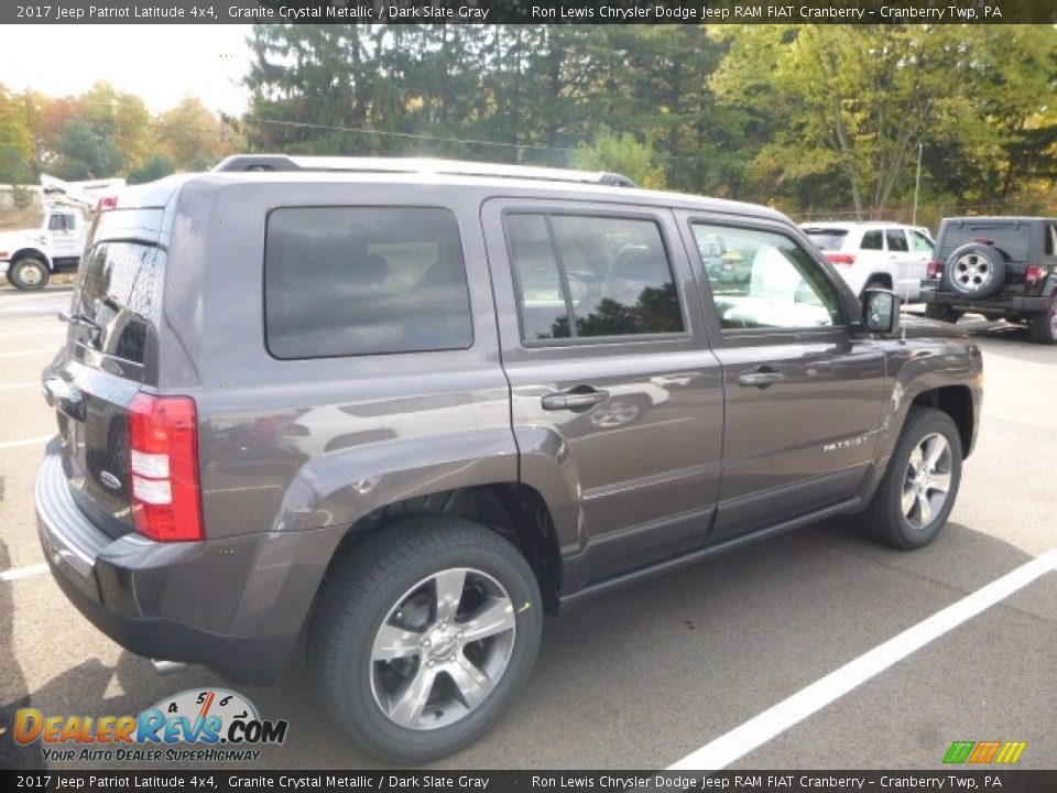 2017 Jeep Patriot Latitude 4x4 Granite Crystal Metallic / Dark Slate Gray Photo #6