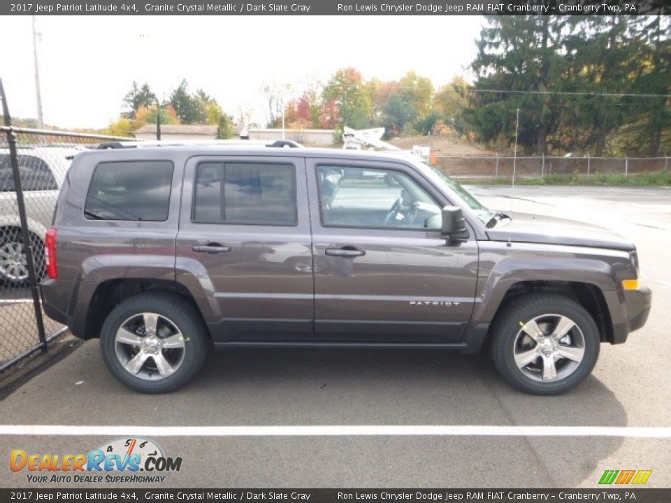 2017 Jeep Patriot Latitude 4x4 Granite Crystal Metallic / Dark Slate Gray Photo #7