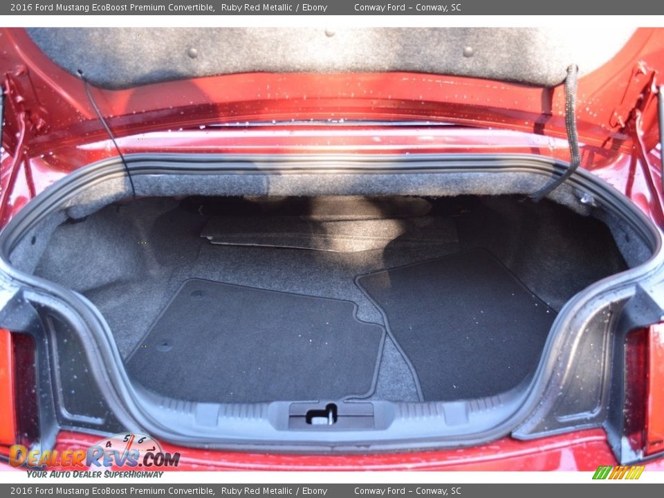 2016 Ford Mustang EcoBoost Premium Convertible Ruby Red Metallic / Ebony Photo #5