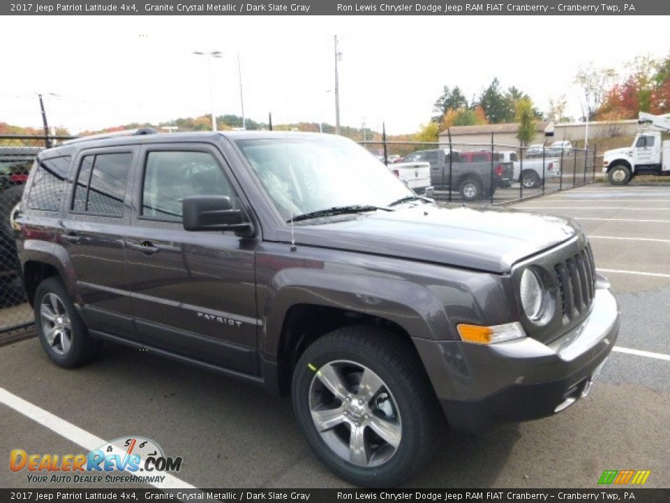 2017 Jeep Patriot Latitude 4x4 Granite Crystal Metallic / Dark Slate Gray Photo #11