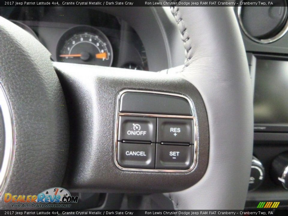 2017 Jeep Patriot Latitude 4x4 Granite Crystal Metallic / Dark Slate Gray Photo #18