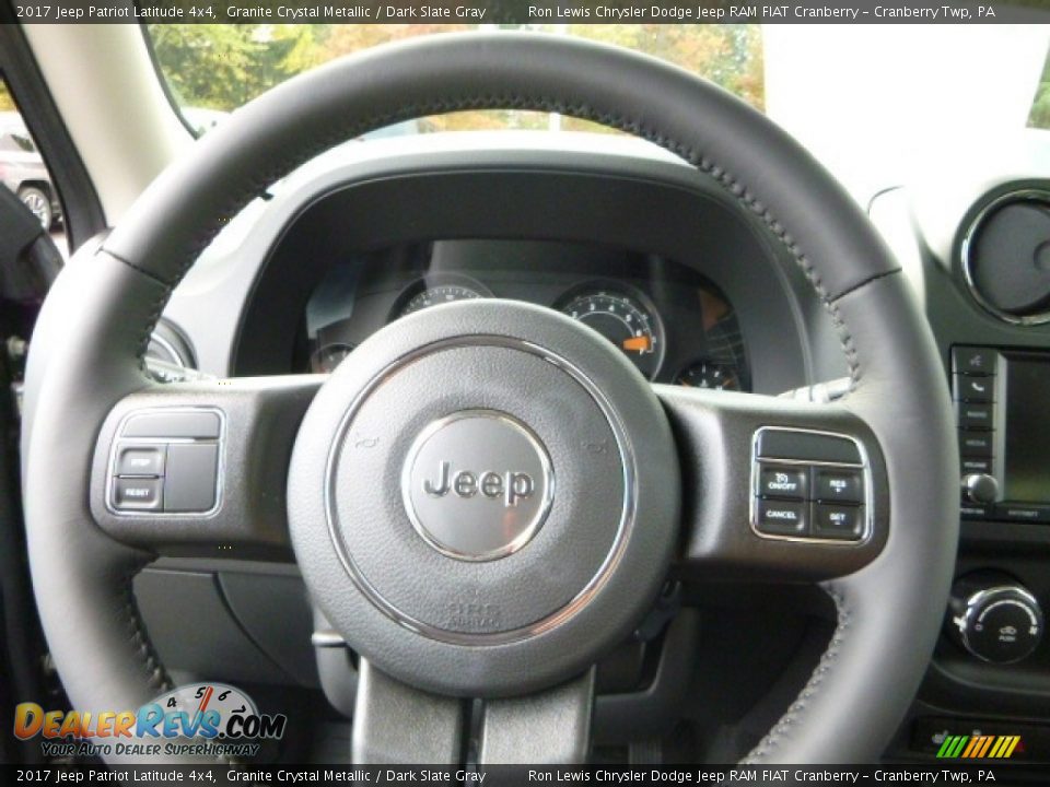 2017 Jeep Patriot Latitude 4x4 Granite Crystal Metallic / Dark Slate Gray Photo #20